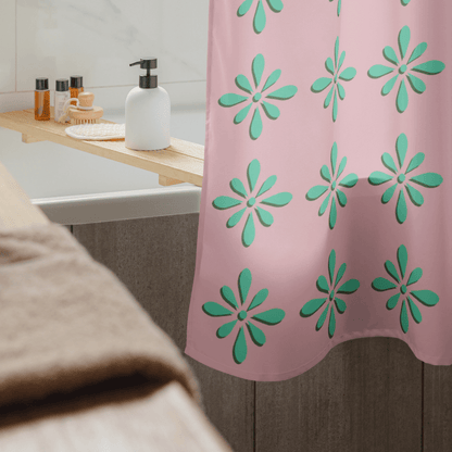 Zia Whimsical Floral Shower Curtain