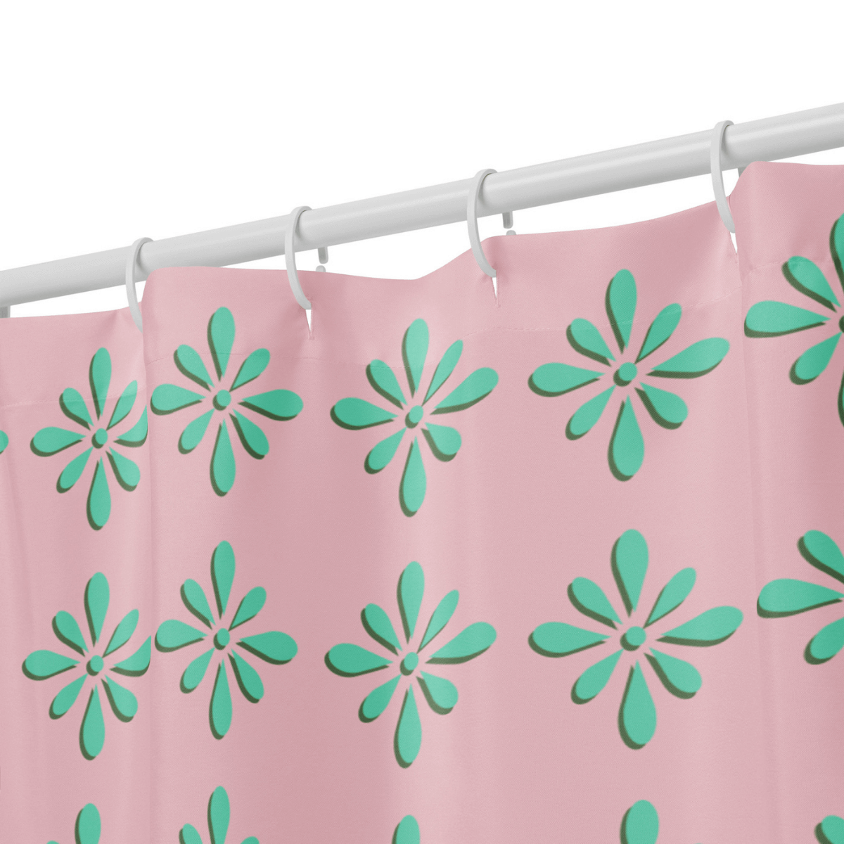 Zia Whimsical Floral Shower Curtain