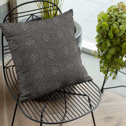 Rich Rustic Floral Pillow