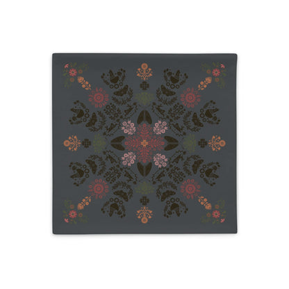The Angela pillow cover in the satin polyester option