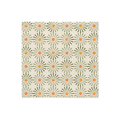 The Asher pillow cover's colorful geometric pattern is showcased against a white background