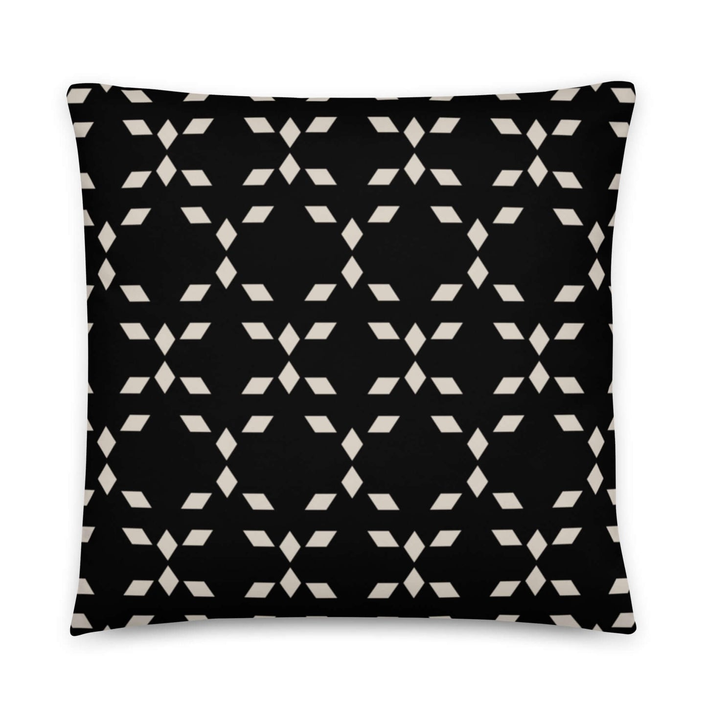 Product mockup fro the Barb throw pillow from the front side. 