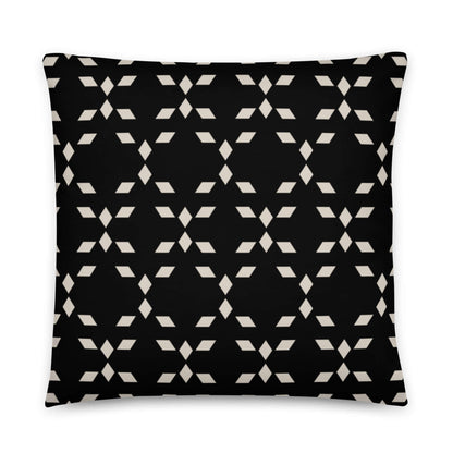 Product mockup fro the Barb throw pillow from the front side. 