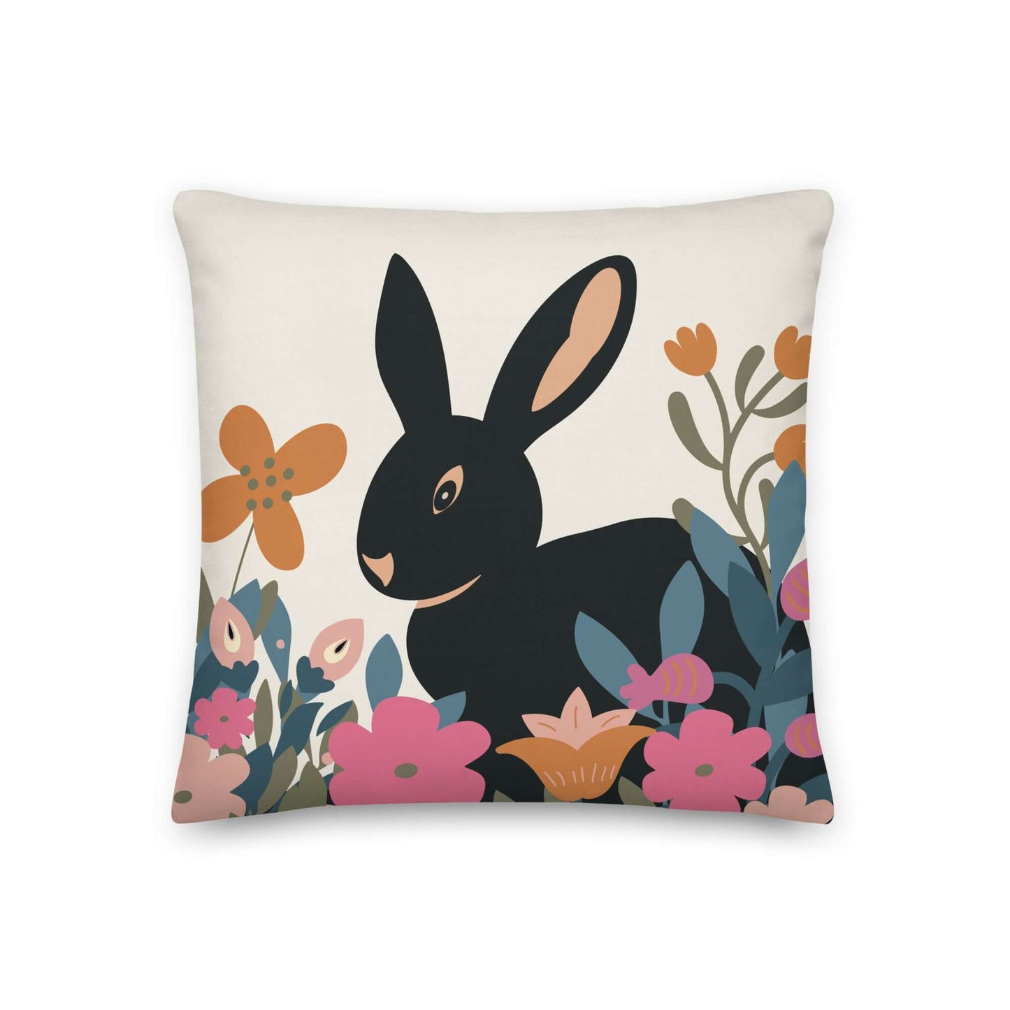 Baxter comfy decorative throw pillow made from machine-washable linen polyester