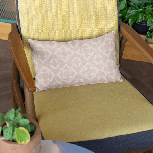 Branch Dusty Rose Rustic Lumbar Pillow