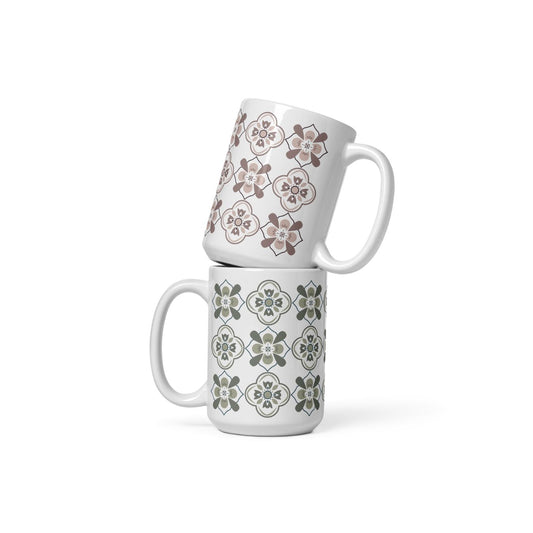 Cedar Vintage Floral Mug