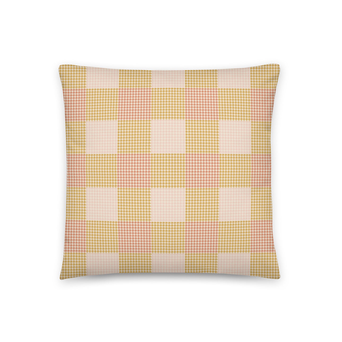 The Clara throw pillow in the satin polyester 18-inch square option