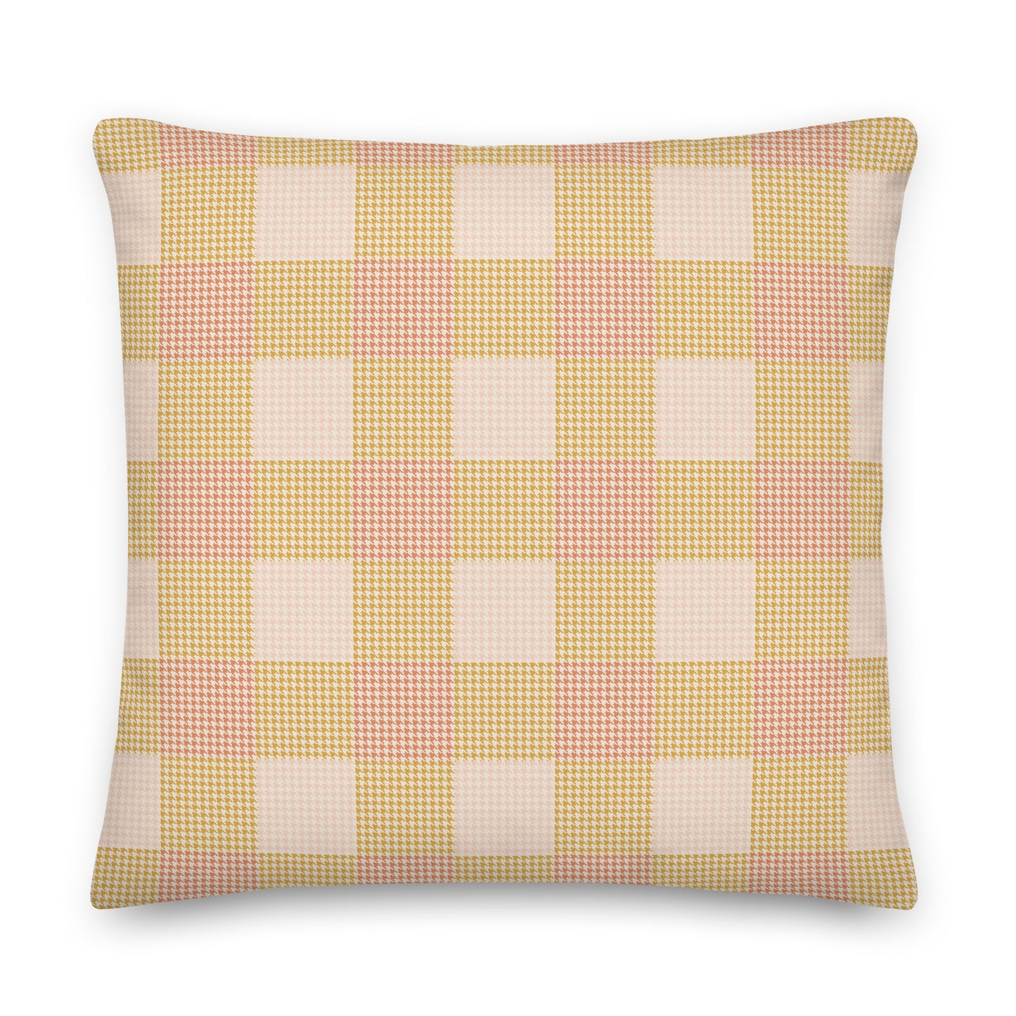 The cheery Clara cottage throw pillow in linen polyester 22-inch option
