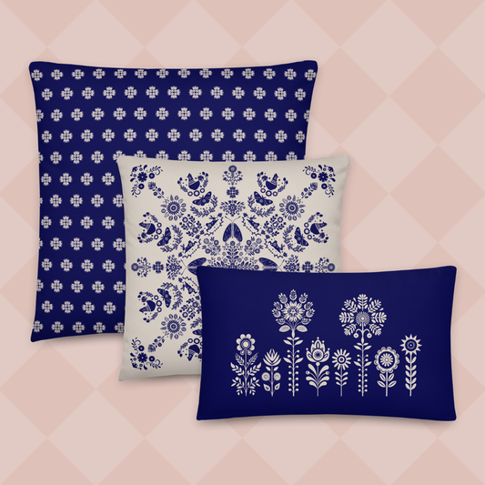 Whimsy Cottage Linen Pillow Bundle