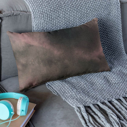The Devika lumbar throw pillows for gray couch add mystic and allure to any home decor with its dark sultry colors.
