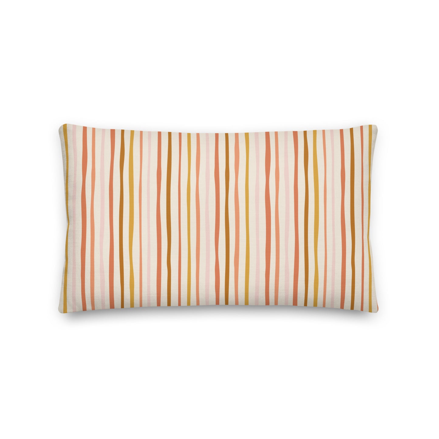 The Julia lumbar throw pillow in the linen polyester option