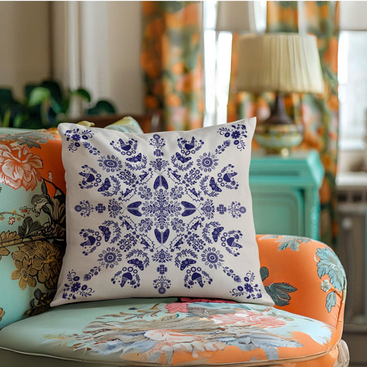 This cozy pillow is the perfect addition for anyone looking to add cottage vibes to their home decor.