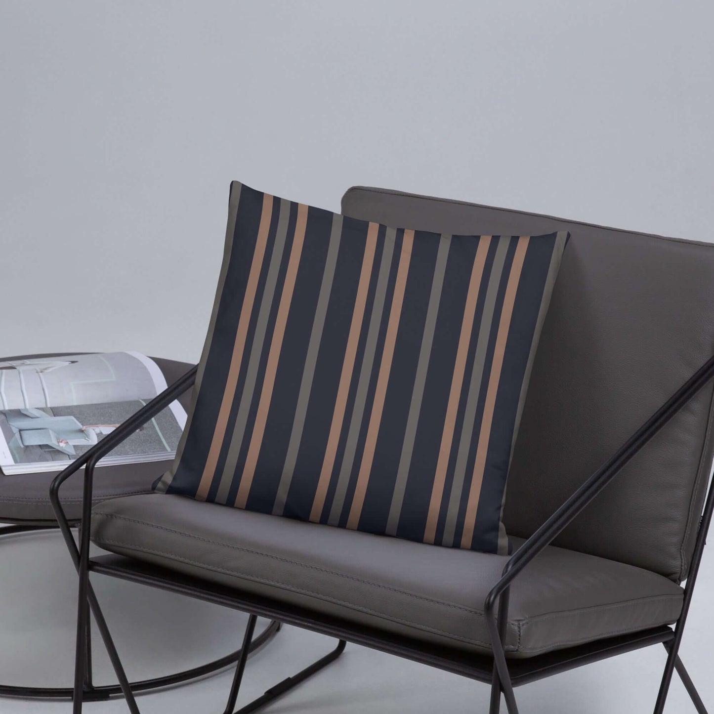 Michael Ivy League Striped Pillow