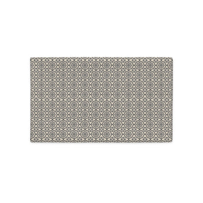 Product mockup for the Nina lumbar linen polyester throw pillow cover.