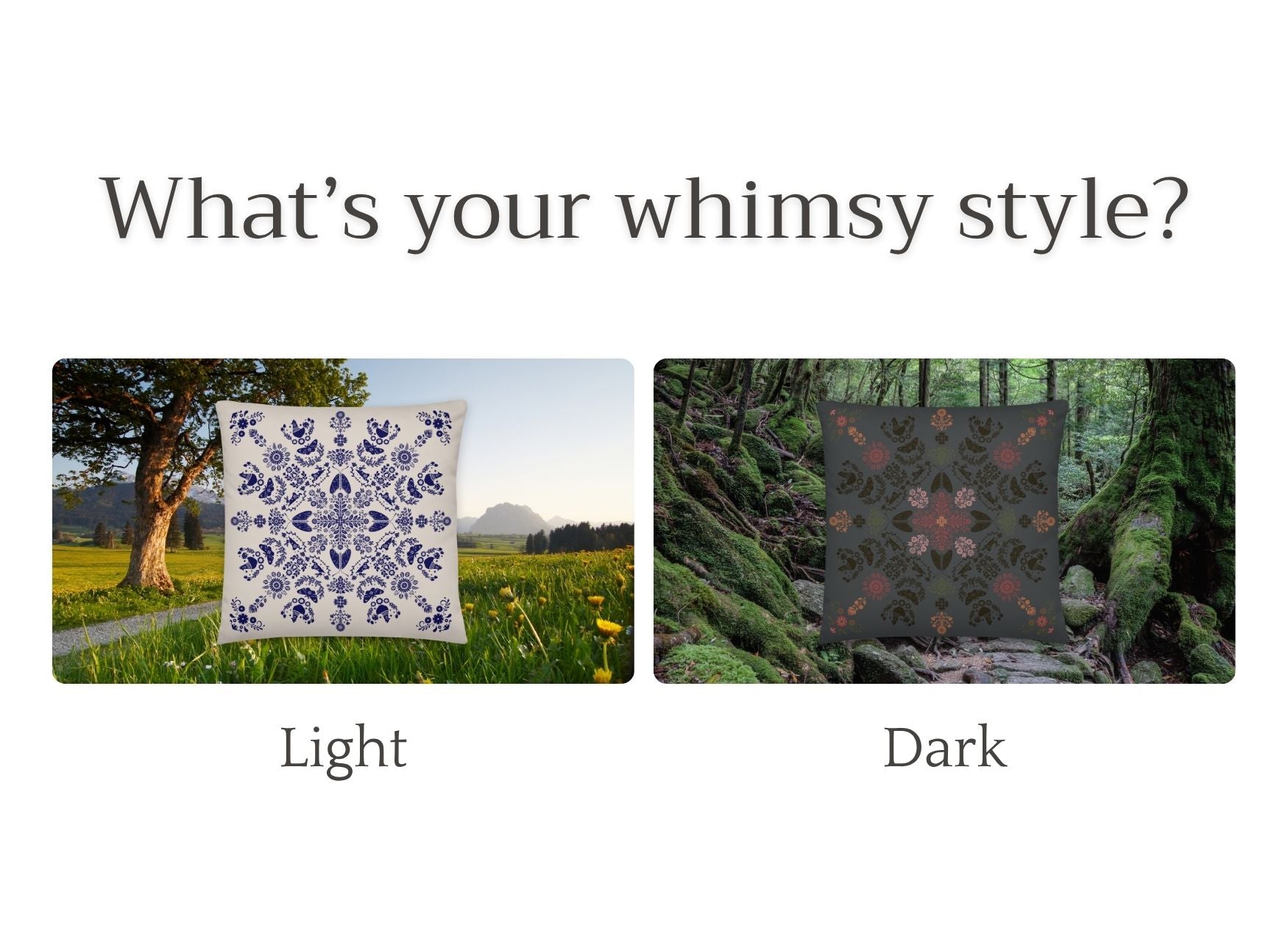 What are your personality traits depending on your preferred style of whimsy decor