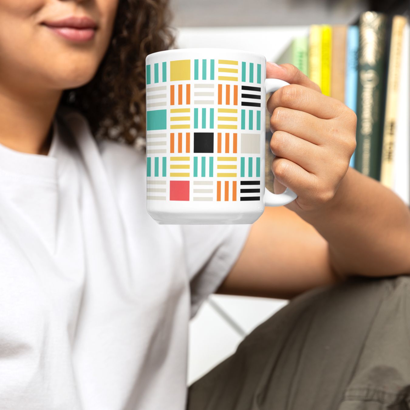 Rumi Colorful Modern Geometric Mug