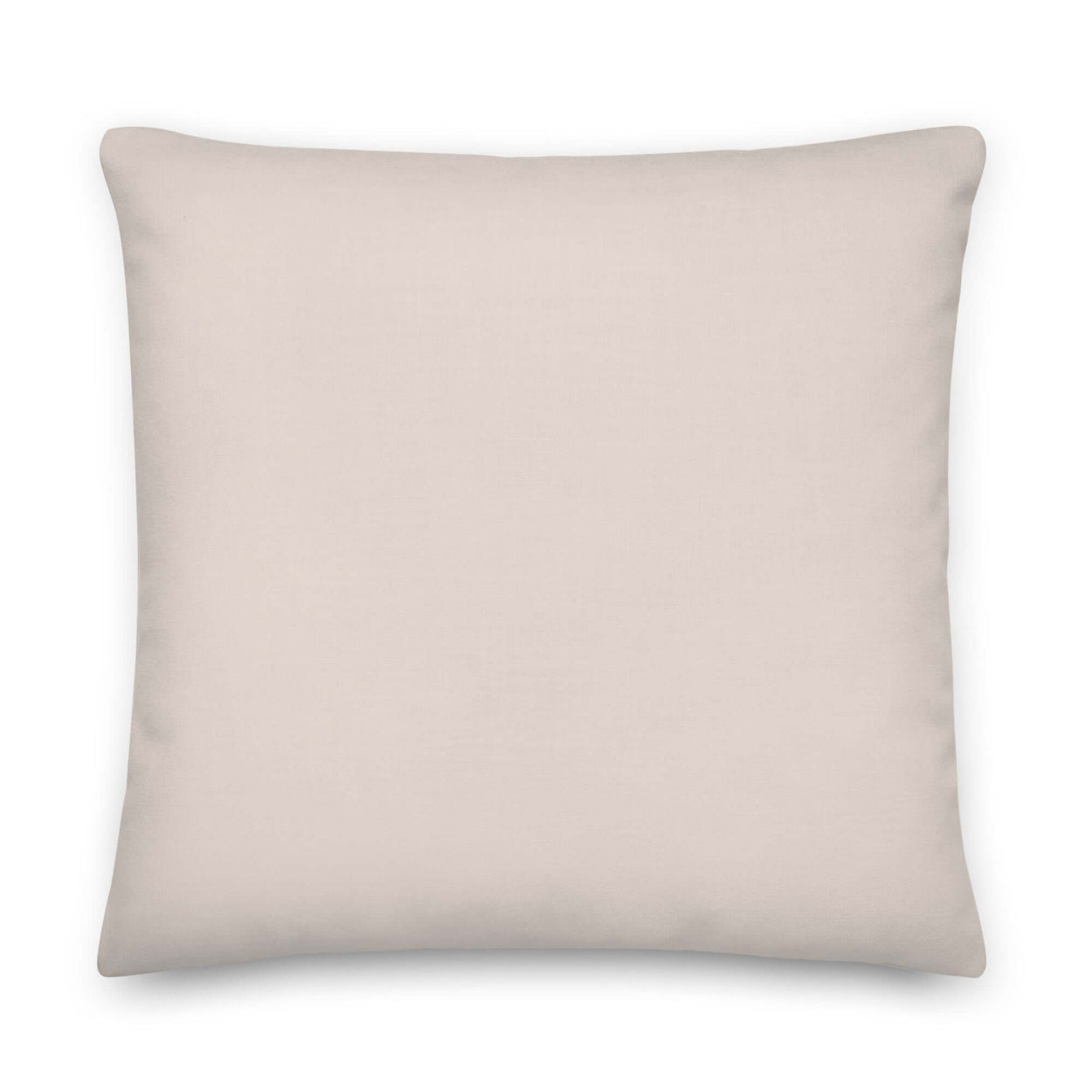 The back of the Saige pillow is a coordinating bone white color