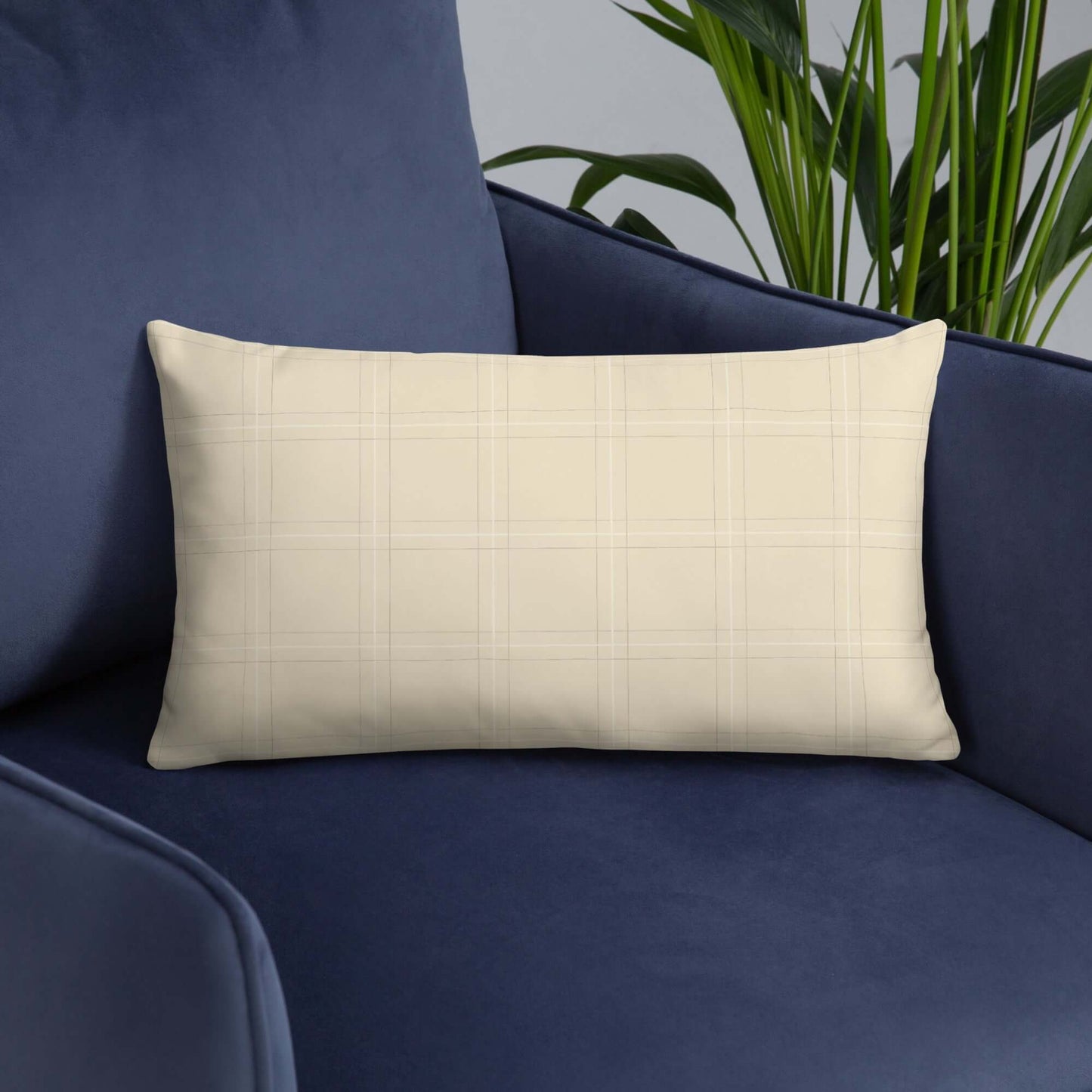 Joseph Plaid and Striped Lumbar Pillow