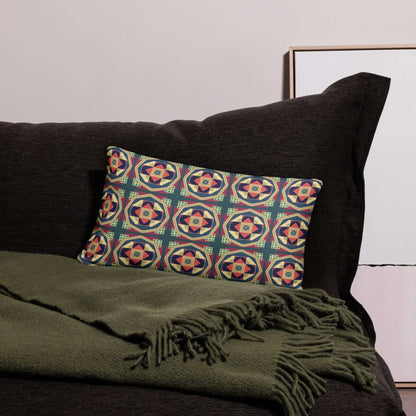 Owen Modern Geometric Lumbar Pillow