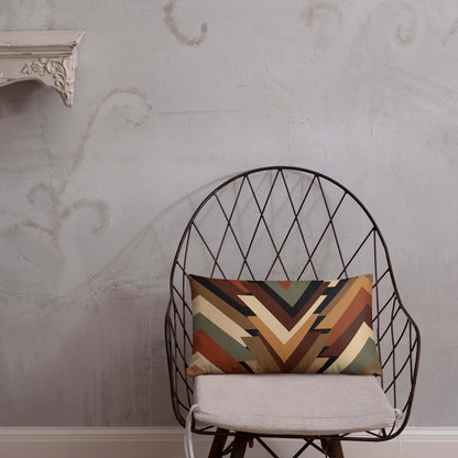 Jannis Modern Rustic Lumbar Pillow