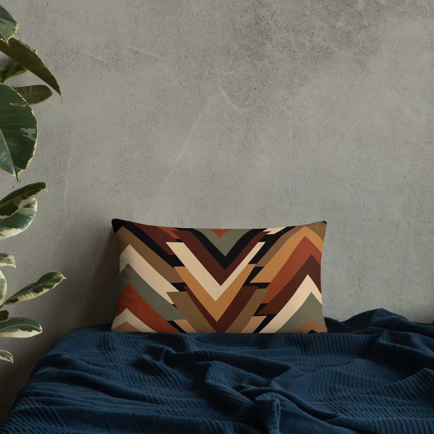 Jannis Modern Rustic Lumbar Pillow