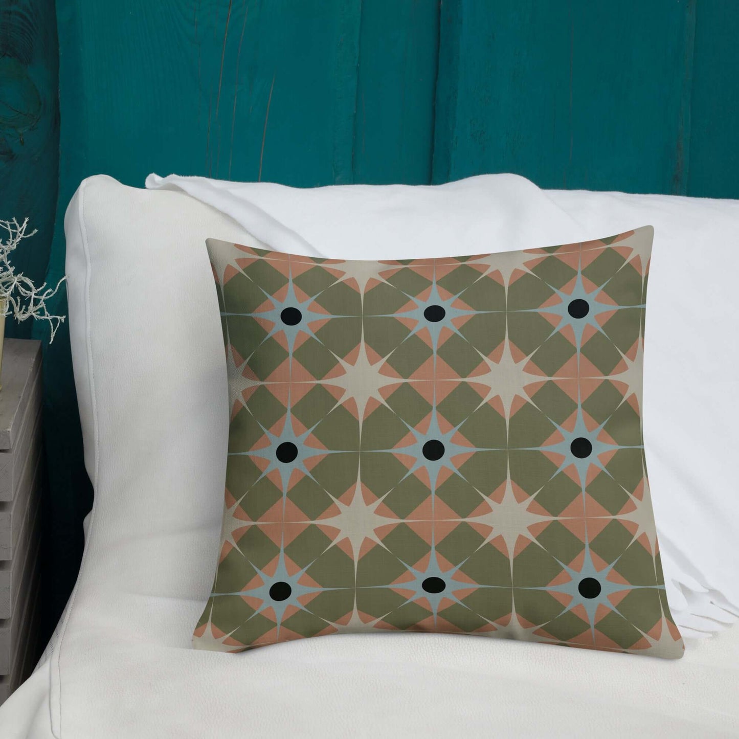 Pepper Mid-Century Stars Pillow