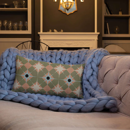 Pepper Mid-Century Stars Lumbar Pillow