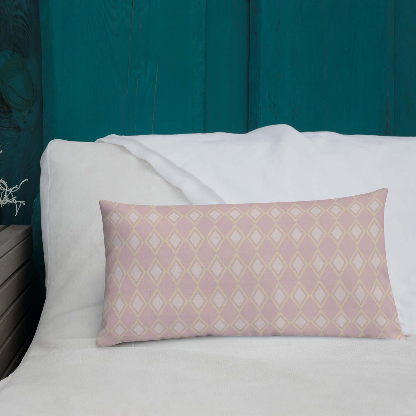 Sabrina Girly Cottage Lumbar Pillow