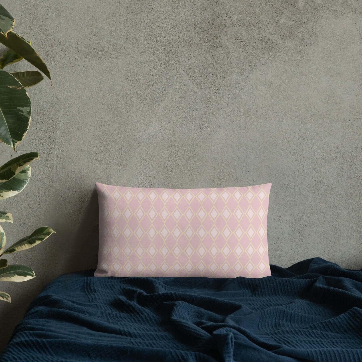 Sabrina Girly Cottage Lumbar Pillow