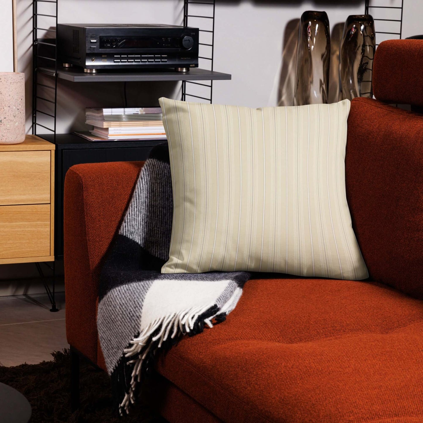Joseph Plaid and Striped Pillow