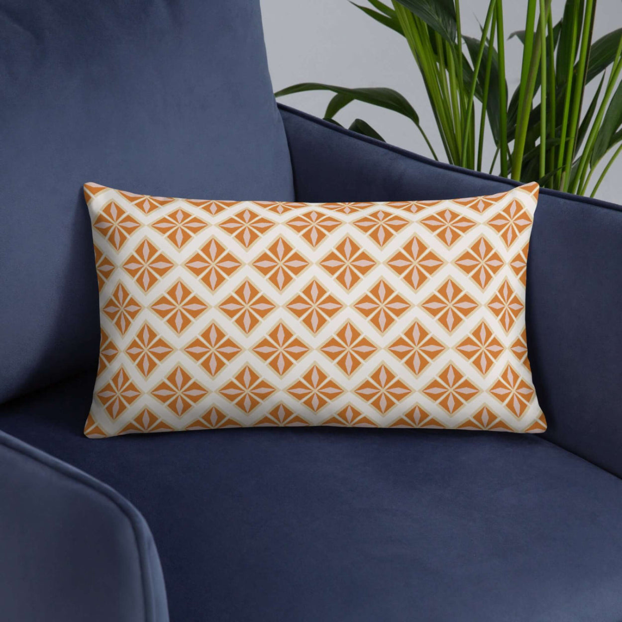 Annalee Geometric Lumbar Pillow