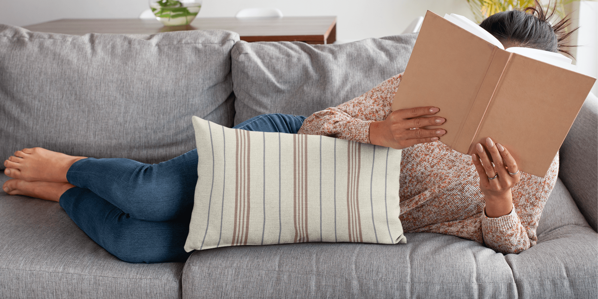 We make a donation for every home decor item sold in our store to help victims of abuse and violence.
