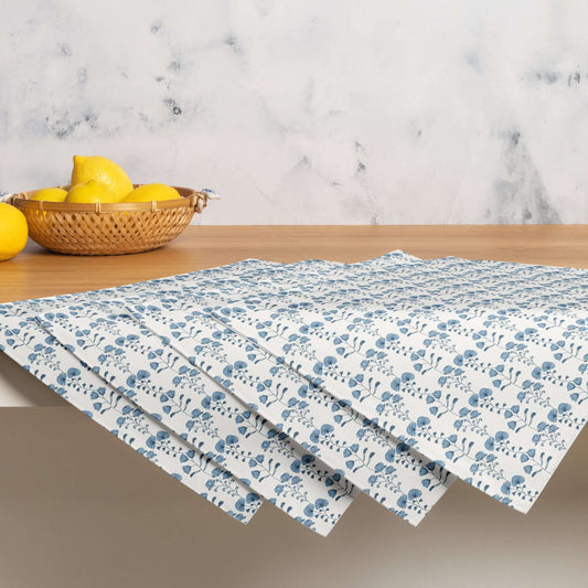 These cottage inspired placemats aren't just beautiful, they are durable too with double stitching
