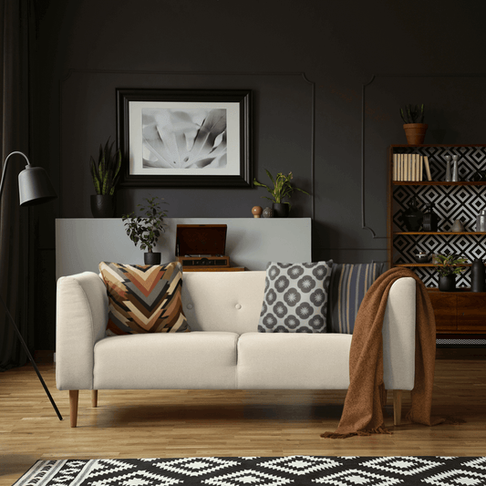 The modern vintage collection has three 18" pillows that are available in satin or linen, and are sold individually or as a bundle.