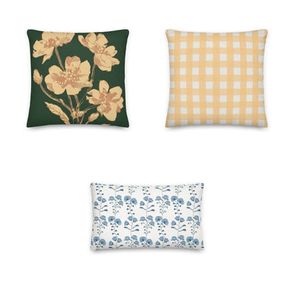 Whimsy Cottage Linen Pillow Bundle