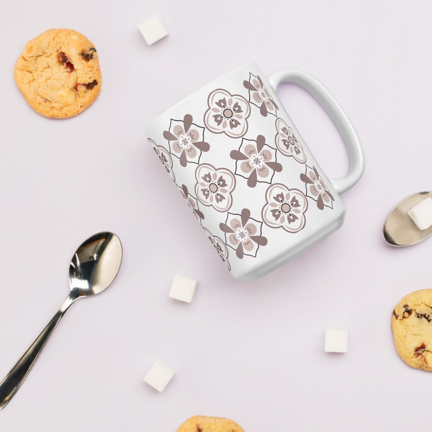 Cedar Vintage Floral Mug